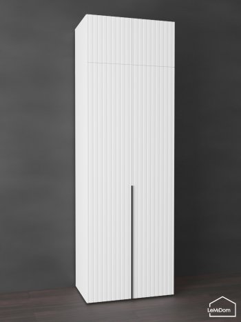 Шкаф с антресолью 800 мм Linnea MHR-2A-3 2450х800х510 (Белый-М 11.1.1) в Сысерти - sysert.mebel-e96.ru