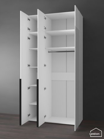 Шкаф с антресолью 1200 мм Linnea MHR-3A-1 2450х1200х510 (Белый-М 11.1.1) в Сысерти - sysert.mebel-e96.ru