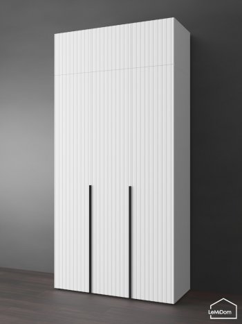 Шкаф с антресолью 1200 мм Linnea MHR-3A-2 2450х1200х510 (Белый-М 11.1.2) в Сысерти - sysert.mebel-e96.ru