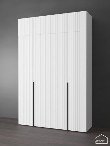 Шкаф с антресолью 1600 мм Linnea MHR-4A-2 2450х1600х510 (Белый-М 11.1.1) в Сысерти - sysert.mebel-e96.ru