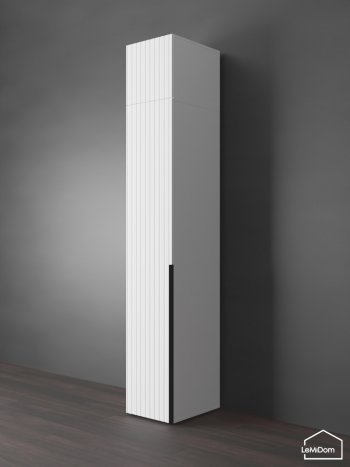 Шкаф с антресолью 400 мм Linnea MHR-1A-4 2450х400х510 (Белый-М 11.1.2) в Сысерти - sysert.mebel-e96.ru