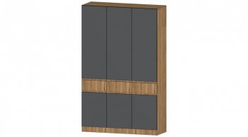 Спальный гарнитур Ленора вотан/графит, модульный (Лин) в Сысерти - sysert.mebel-e96.ru