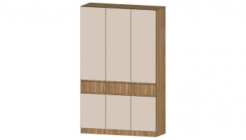 Шкаф 1500 мм 3х ств. Ленора вотан/Кашемир (Лин) в Сысерти - sysert.mebel-e96.ru