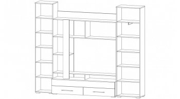 Стенка Леон (Лин) в Сысерти - sysert.mebel-e96.ru