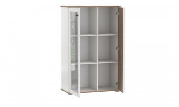 Шкаф комбинированный Либерти 51.03 белый (Олмеко) в Сысерти - sysert.mebel-e96.ru