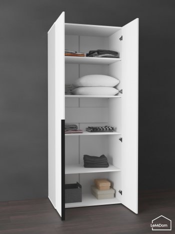 Шкаф Linnea MHR-2-2 2050х800х510 (Белый-М 11.1.1) в Сысерти - sysert.mebel-e96.ru