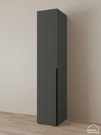 Шкаф Linnea MHR-1-2 2050х400х510 (Графит-М 11.1.25) в Сысерти - sysert.mebel-e96.ru