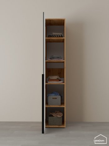 Шкаф Linnea MHR-1-2 2050х400х510 (ДВ-М 11.1.25) в Сысерти - sysert.mebel-e96.ru