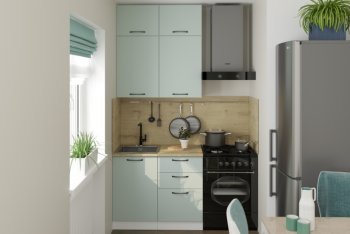 Кухонный гарнитур Лиора мини 1000 мм (Герда) в Сысерти - sysert.mebel-e96.ru