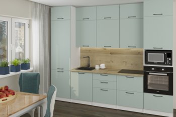 Кухонный гарнитур Лиора экстра 3000 мм (Герда) в Сысерти - sysert.mebel-e96.ru