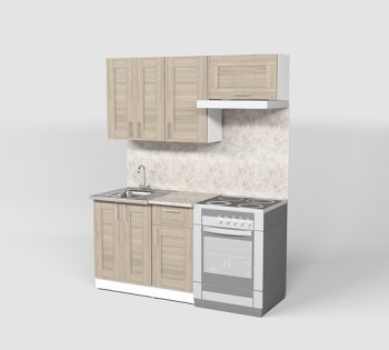 Кухонный гарнитур Лира нормал 1500 мм (Герда) в Сысерти - sysert.mebel-e96.ru
