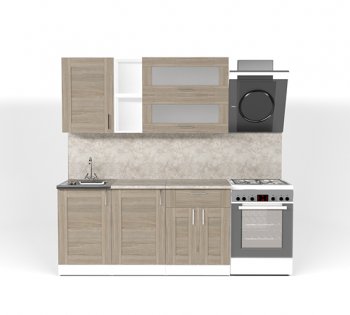 Кухонный гарнитур Лира стандарт 1600 мм (Герда) в Сысерти - sysert.mebel-e96.ru