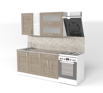 Кухонный гарнитур Лира стандарт 1600 мм (Герда) в Сысерти - sysert.mebel-e96.ru