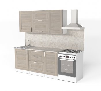 Кухонный гарнитур Лира экстра 1700 мм (Герда) в Сысерти - sysert.mebel-e96.ru