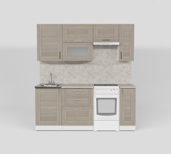 Кухонный гарнитур Лира ультра 2000 мм (Герда) в Сысерти - sysert.mebel-e96.ru