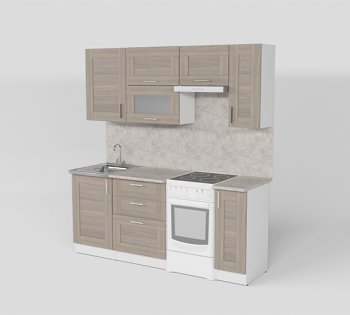 Кухонный гарнитур Лира ультра 2000 мм (Герда) в Сысерти - sysert.mebel-e96.ru