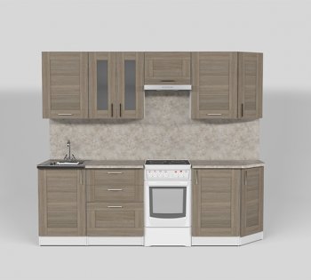 Кухонный гарнитур Лира базис 2400 мм (Герда) в Сысерти - sysert.mebel-e96.ru
