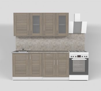 Кухонный гарнитур Лира демо 1700 мм (Герда) в Сысерти - sysert.mebel-e96.ru