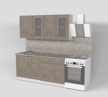 Кухонный гарнитур Лира демо 1700 мм (Герда) в Сысерти - sysert.mebel-e96.ru