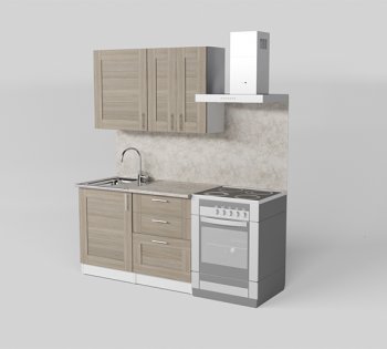 Кухонный гарнитур Лира лайт 1200 мм (Герда) в Сысерти - sysert.mebel-e96.ru