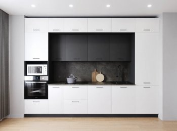 Кухонный гарнитур Лофт 3400 мм (Санвут) в Сысерти - sysert.mebel-e96.ru