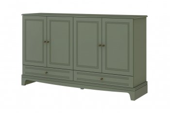 Комод 4 двери 2ящ. Лорето, зеленый самшит (БМ) в Сысерти - sysert.mebel-e96.ru