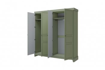 Шкаф 2000 мм распашной ШР-4 Лорето, зеленый самшит (БМ) в Сысерти - sysert.mebel-e96.ru