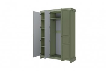 Шкаф 1500 мм распашной ШР-3 Лорето, зеленый самшит (БМ) в Сысерти - sysert.mebel-e96.ru