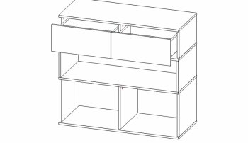 Стенка луксор (АстридМ) в Сысерти - sysert.mebel-e96.ru