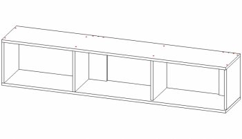 Стенка луксор (АстридМ) в Сысерти - sysert.mebel-e96.ru