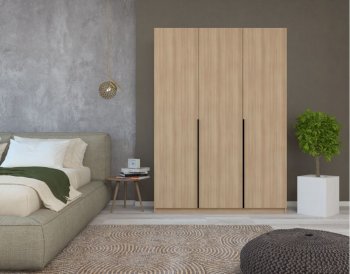 Шкаф распашной 1500 мм М6-3.5 Б+Б+Б 150 + ящики (М6) в Сысерти - sysert.mebel-e96.ru