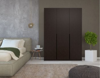 Шкаф распашной 1500 мм М6-3.4 П+Б+П 150 + антресоль (М6) в Сысерти - sysert.mebel-e96.ru
