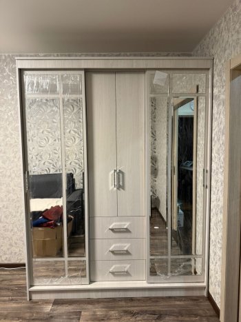 Шкаф-купе Маэстро 1700 мм (Ясень белый) (БТС) в Сысерти - sysert.mebel-e96.ru