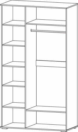 Шкаф 1200 мм 3х створчатый Марракеш (Лин) в Сысерти - sysert.mebel-e96.ru