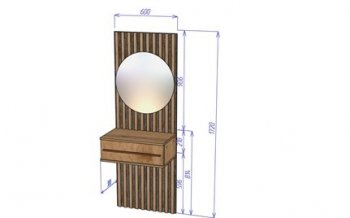 Секция с зеркалом Марракеш (Лин) в Сысерти - sysert.mebel-e96.ru