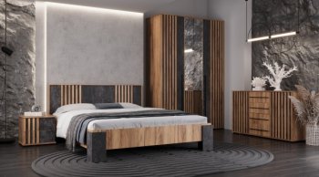 Комод 2 створки 4 ящика Марракеш (Лин) в Сысерти - sysert.mebel-e96.ru