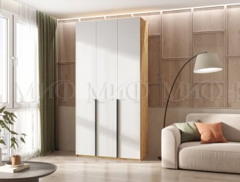 Шкаф 1200 мм Марвэл крафт/белый (Миф) в Сысерти - sysert.mebel-e96.ru