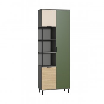 Шкаф комбинированный Марвэл 13.22 сер (Моби) в Сысерти - sysert.mebel-e96.ru