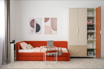 Набор детской мебели Марвэл модульный, бел. (Моби) в Сысерти - sysert.mebel-e96.ru