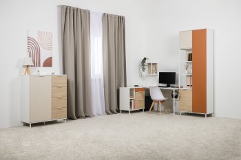 Набор детской мебели Марвэл модульный, бел. (Моби) в Сысерти - sysert.mebel-e96.ru