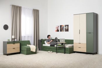 Набор детской мебели Марвэл модульный, сер. (Моби) в Сысерти - sysert.mebel-e96.ru