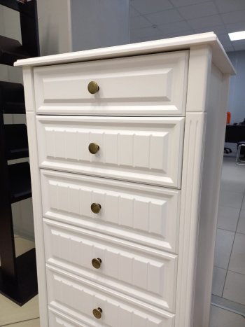 Комод 6 ящиков Мэгги (Белый) (БМ) в Сысерти - sysert.mebel-e96.ru