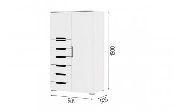 Комод-шкаф Миа КМ 053 (СтендМ) в Сысерти - sysert.mebel-e96.ru