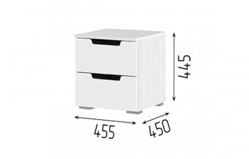 Тумба прикроватная Миа ТБ 051 (СтендМ) в Сысерти - sysert.mebel-e96.ru