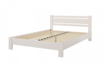 Кровать из массива Милс льняной (БМ) в Сысерти - sysert.mebel-e96.ru