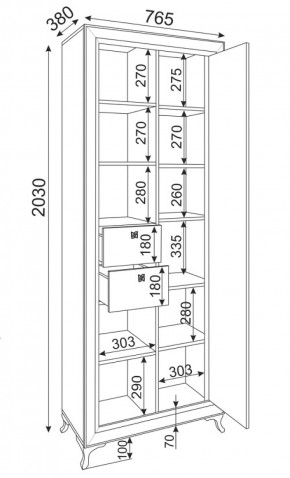 Библиотека Саванна М21 (Риннер) в Сысерти - sysert.mebel-e96.ru