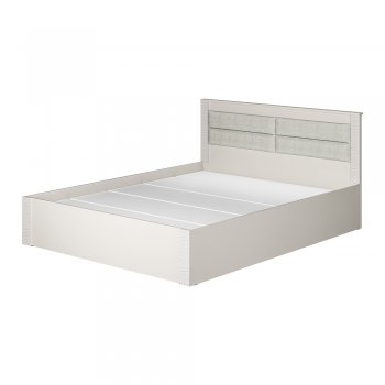 Кровать двуспальная Монако КР-16 кашемир (БТС) в Сысерти - sysert.mebel-e96.ru