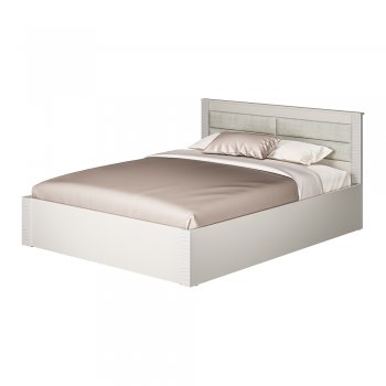 Кровать двуспальная Монако КР-16 кашемир (БТС) в Сысерти - sysert.mebel-e96.ru