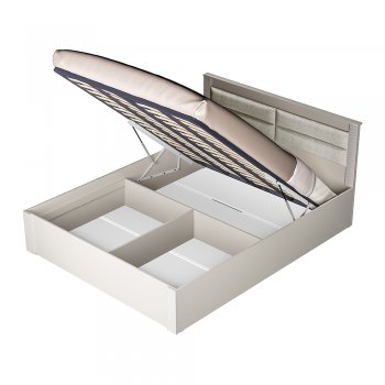 Кровать с подъемным механизмом Монако КР-16 Кашемир (БТС) в Сысерти - sysert.mebel-e96.ru