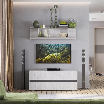 Стенка Мрия модульная (БТС) в Сысерти - sysert.mebel-e96.ru